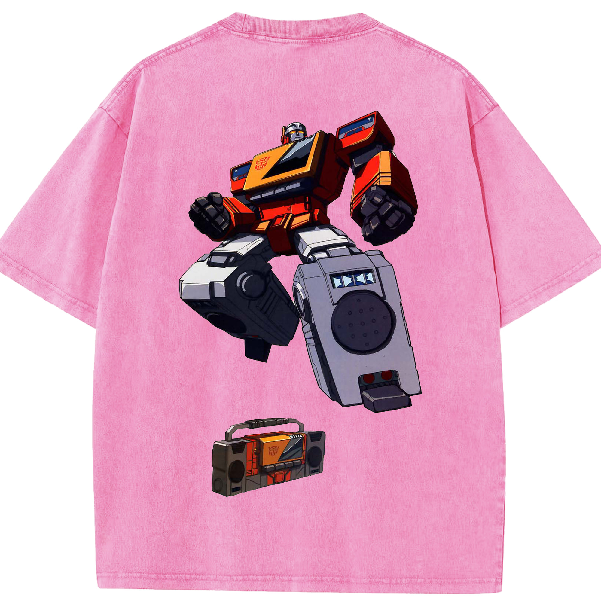 （画像用）  綿100% ヴィンテージ風 半袖Tシャツ（背面プリント）